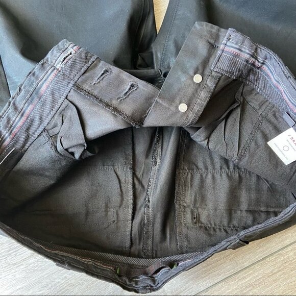J Brand Inez Coated Slim Fit Cropped Pants Button Fly - Picture 14 of 14